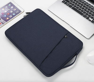Чохол-сумка з ручкою та боковою кишенею для MacBook Air/Pro M1 M2 М3 М4 15" / 16" Синя