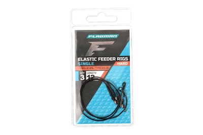Фiдерне вiдведення для повiдця одинарне Flagman Elastic Single Feeder Rigs Hard 12см (3шт/уп) (7811007001)