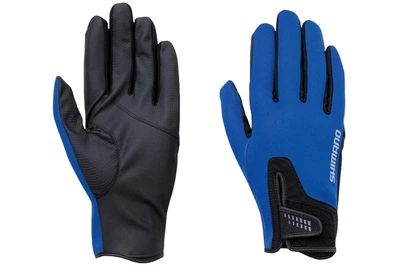 Перчатки Shimano Pearl Fit Full Cover Gloves L, цвет:blue (9690801401)