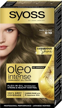 Фарба для волосся SYOSS Oleo Intense 6-10 Темно-Русявий 115 мл (9000100814645/8410436218252)