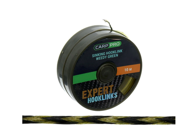 Повідковий матеріал без оболонки Carp Pro Weedy Gr. Sinking 15lb 10м (3404009002)