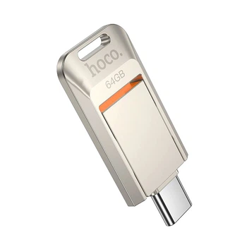 Флеш пам`ять Hoco UD17 64GB Type-C 3.0 Сірий
