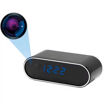 WiFi IP мини камера часы Аккумуляторная HD 1080P охранная для дома по уходу за детьми и животными с ночным видением