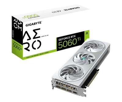 Відеокарта Gigabyte GeForce RTX 5060 Ti Aero OC 8GB GDDR7 DLSS4 (GV-N506TAERO OC-8GD) EU