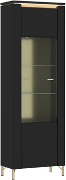 Витрина Frisco Norica 655х2012х400 мм Черная матовая (23133-LAZV01)