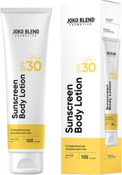 Сонцезахисний лосьйон для тіла Joko Blend SPF 30 100 мл (4823109409477)