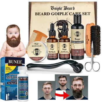Догляд за бородою і вусами набір Coiple Beard, і прискорювач сироватка стимуляція зростання бороди