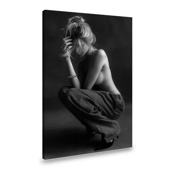 Картина на холсте Девушка топлес 120x80 см (27ero_XL)