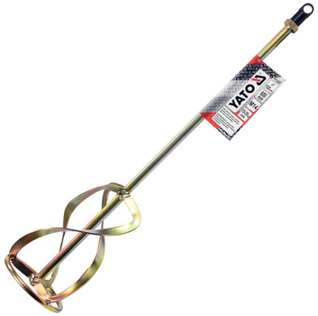 Mieszarka potrójna ocynkowana do mieszanek budowlanych YATO 120 x 600 mm M14 15-25 kg (YT-5507) (5906083955075)