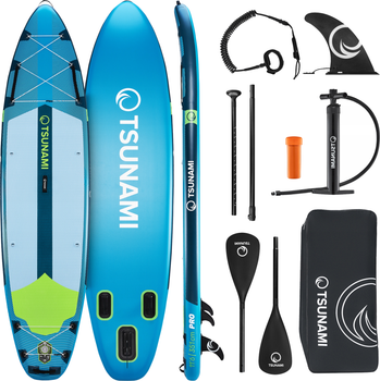 Надувна SUP дошка TSUNAMI PRO 350 см з веслом T15 (P-5905973405638)