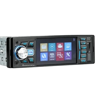 Автомагнитола 4052 Touch 4.1" ISO-Bluetooth 1 DIN USB MP5 FM microSD черный 4,1 дюйма TFT RGB подсветка