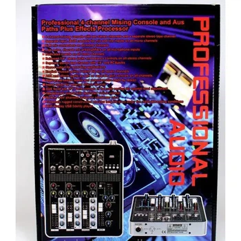 Аудио микшер Kipo Mixer BT 4000 4 канала Bluetooth частотный диапазон 20 Гц – 20 кГц встроенный эквалайзер