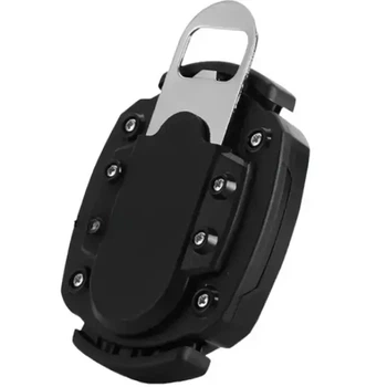 Открывалка для банок винтовая Can Opener LY-451 универсальная 2в1 черный нержавеющая сталь 8.8 х 6.8 х 1.9 см