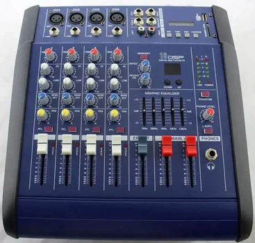 Звуковой микшерный пульт MX 4200D-2A аудиокшер звуковой микшерный пульт 4-канальный усилитель