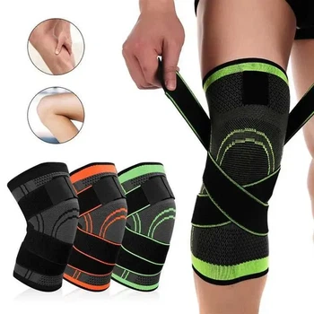 Бандаж колінного суглоба Knee Support Copper, Чорно-зелений