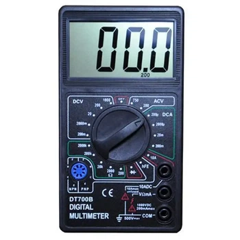 Мультиметр DT DT-700D Q100 цифровой тестер 200мкА…10А 200мВ…1000В