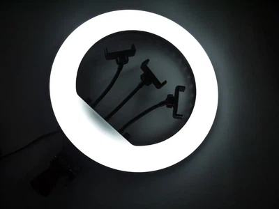 Кольцевая LED лампа RL-14 36см 220V 1 крепл.тел. + пульт + чехол