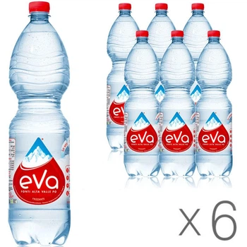 Упаковка горной минеральной газированой Acqua Eva, 6 шт. х 1,5 л