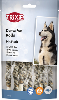 Палочка Trixie Denta Fun для собак жевательная с рыбой 12 см 75 г 10 шт (4011905313870)