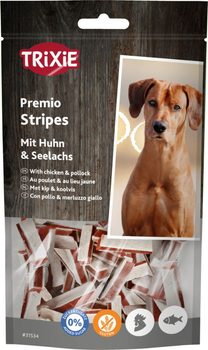 Лакомство для собак Trixie 31534 Premio Chicken and Pollock Stripes палочки курица/рыба 75 г (4011905315348)
