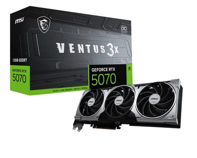 Відеокарта MSI GeForce RTX 5070 12G VENTUS 3X OC