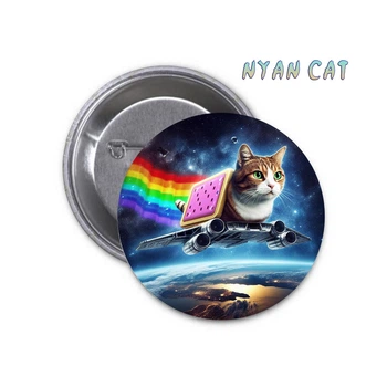 Значок Nyan Cat Нян Кет meme мем #03