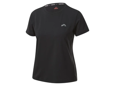 Спортивная футболка с быстросохнущей ткани для женщины Crivit LYCRA® 450127 XS Черный