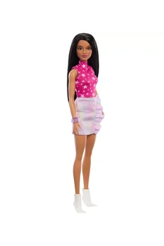 Лялька Barbie "Модниця" в рожевому топі з зірковим принтом колір різнокольоровий Barbie ЦБ-00250283