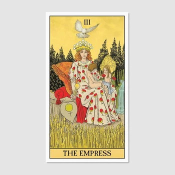 Интерьерная картина Императрица, карта Таро, The Empress, Tarot, 42×23 см (id6119)