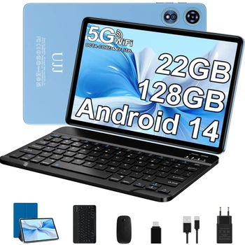Планшет 10.1" UJJ U3 6+16/128Gb 8 ядер Android 14 8000 mAh Голубой - Уценка