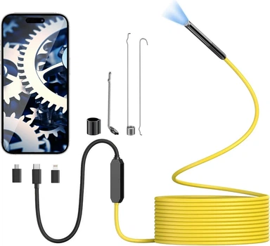 Эндоскоп Aopick W300 / 3м / Влагозащита IP67 / Желтый Б/В