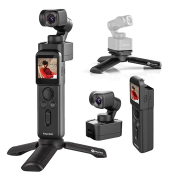 Экшн-камера FeiyuTech Pocket 3 Kit / 12МП / 4K / 60fps / 130° / Wi-Fi / Черный Б/В