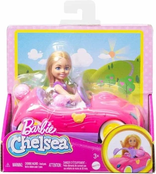 Игровой набор кукла Барби Челси и кабриолет с аксессуарами Barbie Club Chelsea HXN05