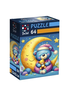 Пазлы De.tail. Спящий медвежонок цвет разноцветный Vladi Toys ЦБ-00277388