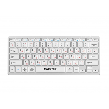 Клавіатура Maxxter KBW-C01S-UA Silver