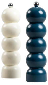 Набір млинів для солі та перцю Homla Spice Bubble 21 x 5.5 см 2 шт Синій / Білий (5906496722196)