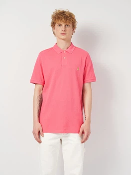Поло довге чоловіче Polo Ralph Lauren 11492 2XL Малинове (smt2000000033709)