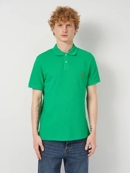 Поло длинное мужское Polo Ralph Lauren 11490 S Зеленое (smt2000000033563)