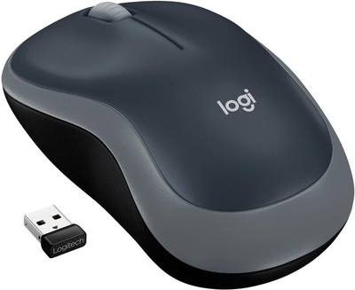 Мышь Logitech M185 Wireless Grey