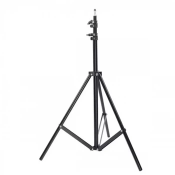 Штатив Veron CT2100 з кріпленням 1/4 для LED лампи, камери, фотоапарата, GoPro, 210 см, чорний (CT2100)