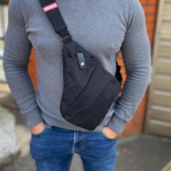 Мужская нагрудная сумка через плечо кроссбоди Cross body street