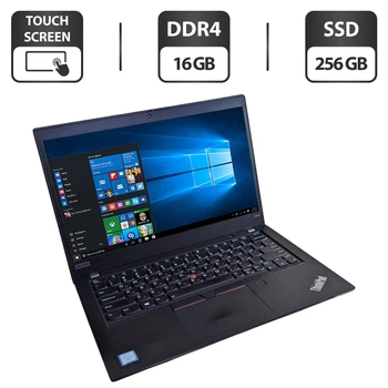 Ультрабук-трансформер Lenovo ThinkPad X390 Yoga / 13.3" (1920x1080) TN Touch / Intel Core i5-8365U (4 (8) ядра по 1.6 - 4.1 GHz) / 16 GB DDR4 / 256 GB SSD / Intel UHD Graphics / WebCam б/у