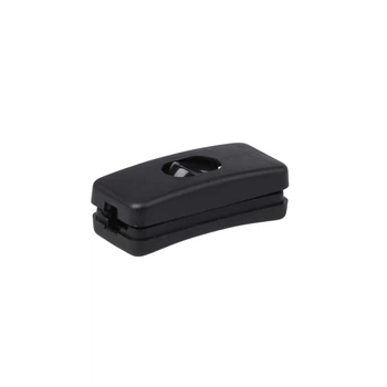 Вимикач для бра на прямокутний провід SP-1A black Продовж. Brille 138188