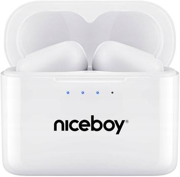 Słuchawki bezprzewodowe Niceboy HIVE Podsie White (podsie-2021-white)