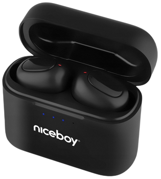 Słuchawki bezprzewodowe Niceboy HIVE Podsie 3 Black (hive-podsie-3)
