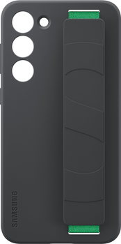 Etui plecki Samsung Silicone Grip Case do Galaxy S23 Plus Black (8806094768879)
