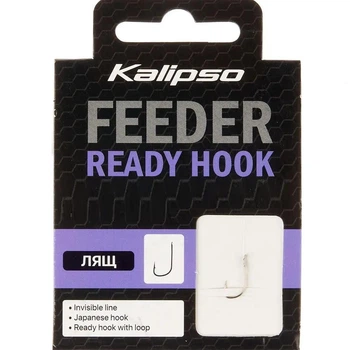 Готові повідці Kalipso Ready Hook лящ 0.12 mm No12 (10 шт.) арт 42060188