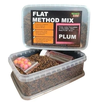Пеллетс Flat Method Mix Plum 400g + Liquid арт 80744