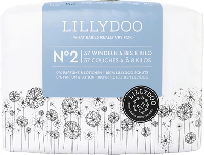 Подгузники Lillydoo Германия 2 (4-8кг) 37шт