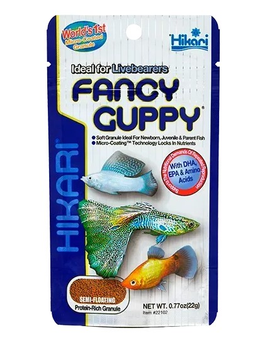 Корм Hikari Tropical Fancy Guppy (мікрогранулы) 0,6мм для гуппи длиной 1,5-4 см Медленно-тонущий